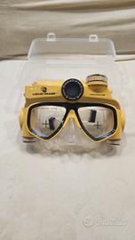 maschera con fotocamera e videocamera integrata