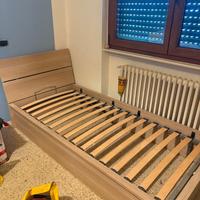 Letto singolo contenitore
