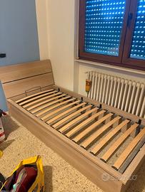 Letto singolo contenitore