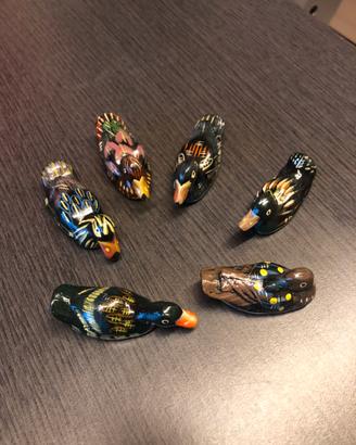 Set 6 anatre in ceramica
