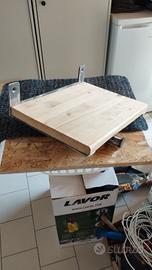 Mensole in legno e acciaio