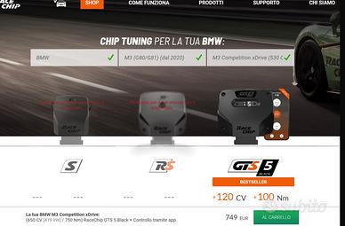 Bmw M3 M4 xdrive 530 cv modulo racechip  650 cv