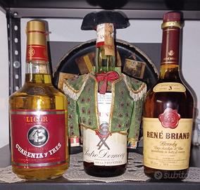 E BRANDY FUNDADOR RENE' BRIAND E LICOR 43 ANNI 70
