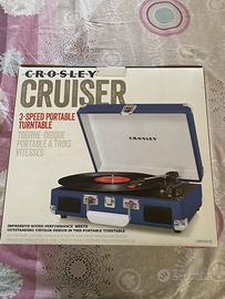 NUOVO! Giradischi portatile Crosley Cruiser