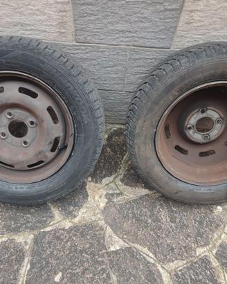 SET 2 gomme pneumatici 4 stagioni 165/65 R13 77T H