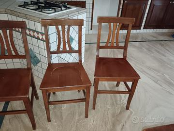 Tavolo sedie  in legno