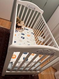 Lettino foppapedretti modello Felicity e materasso