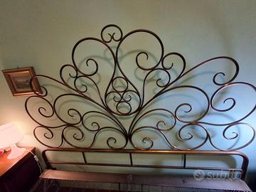 Letto matrimoniale ottone
