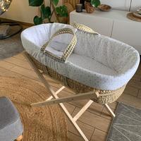 Culla in vimini clair de lune