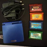 Game boy advance sp + giochi pokemon