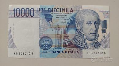 banconota 10000 lire Alessandro Volta
