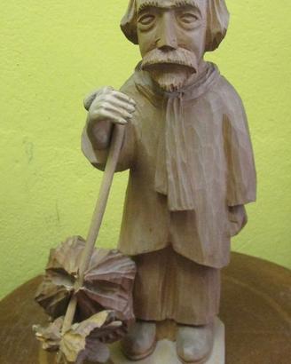 scultura in legno intagliata da scultori in trenti