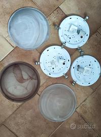 3 plafoniere + 1 lampadario dal design moderno