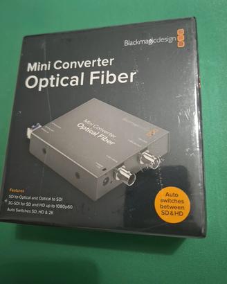 Mini Converter Optical Fiber Blackmagicdesign 