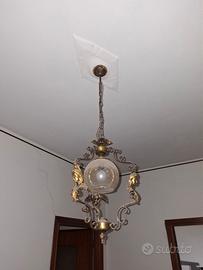 lampadari in ottone. 