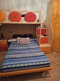 cameretta bambini con letto a castello 