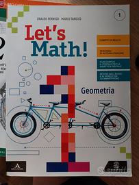 libro scuola Let's math 1 + cd
