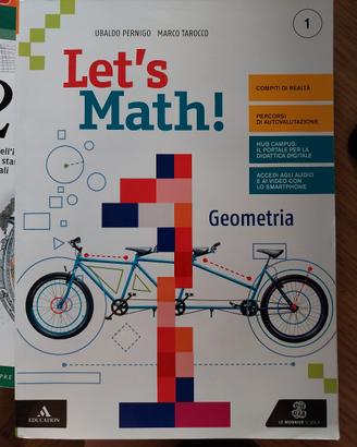 libro scuola Let's math 1 + cd