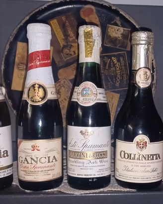 LOTTO 7 BOTTIGLIETTE 0,2 LT. ASTI SPUMANTI E BRUT 