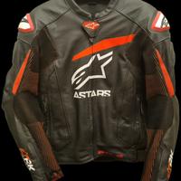 Completo Tuta Moto Alpinestars Pelle - COME NUOVO