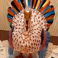 Oggetto "Tacchino di Finissima Porcellana" Herend