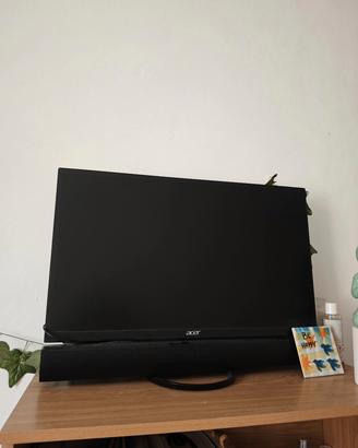 Acer desktop 27 pollici + Sharp soundbar 