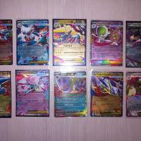 Lotto di 10 Carte Pokemon ITA Mega Ex Holo Rare