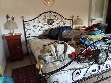 Letto matrimoniale in ferro battuto