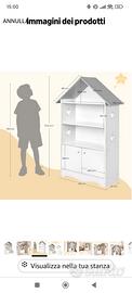 Libreria in Legno per Bambini, Scaffale 