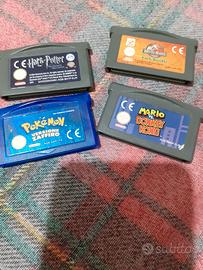 Giochi Gameboy Advance cartucce 