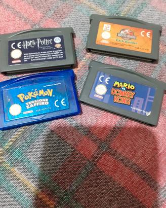 Giochi Gameboy Advance cartucce 