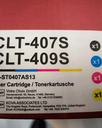 KIT TONER PER SAMSUNG CLT407S/409S