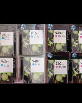 Cartucce HP 940 XL originali (ciano e magenta)