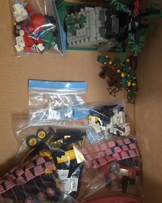 lego castle e forestman space blacktrone
