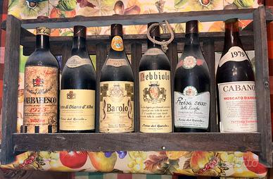 Lotto vini pregiati d'annata