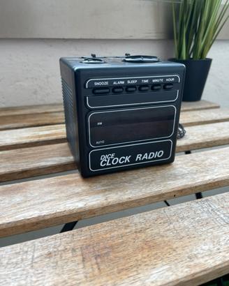 Radio Sveglia Vintage a Cubo Alpha-Tek RS-188