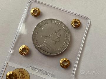 1 Lek 1939 Albania VE III Magnetica SPL
