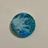 Tela dipinta a mano - Ninfee di Monet