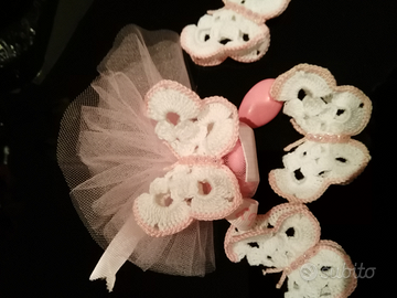 Bomboniera farfalla all'uncinetto