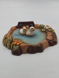 Presepe Thun laghetto con paperella