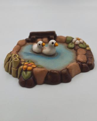 Presepe Thun laghetto con paperella
