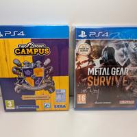 Metal Gear Survive & Two Point Campus 🇪🇺 PS4 PAL