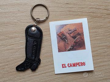 Portachiavi in pelle vintage El Campero anni 80
