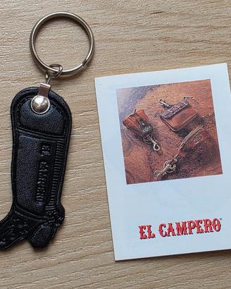 Portachiavi in pelle vintage El Campero anni 80