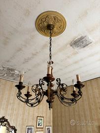 Lampadario Vintage a 5 Luci