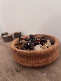 Portacandela in legno - Handmade