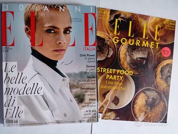 ELLE Italia dicembre 2017 + suppl. Gourmet