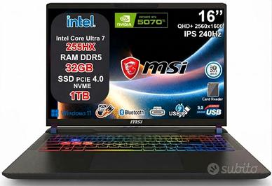Msi Vector 16 Hx Ai