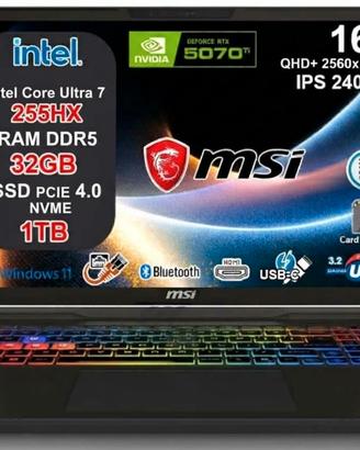 Msi Vector 16 Hx Ai
