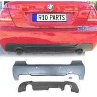 PARAURTI POSTERIORE BMW E92 E93 LOOK M PDC PLASTIC